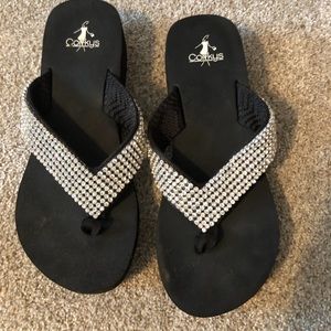 Sparkly Flip Flops